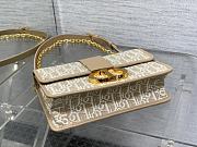 Kitlife Dior 30 Montaigne Bag Natural Oblique Jacquard 25x16.5x8cm - 3
