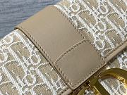 Kitlife Dior 30 Montaigne Bag Natural Oblique Jacquard 25x16.5x8cm - 2