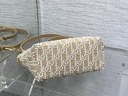 Kitlife Dior DiorTravel Nomad Pouch Natural Oblique Jacquard 22x13x9.5cm - 6