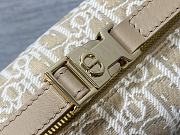 Kitlife Dior DiorTravel Nomad Pouch Natural Oblique Jacquard 22x13x9.5cm - 5