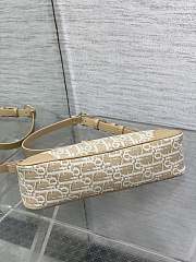 Kitlife Dior 30 Montaigne Wanderlust Mini Bag Natural Oblique Jacquard 26x12x7cm - 2