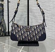 Kitlife Dior 30 Montaigne Wanderlust Mini Bag Blue Oblique Jacquard 26x12x7cm - 1