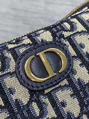 Kitlife Dior 30 Montaigne Wanderlust Mini Bag Blue Oblique Jacquard 26x12x7cm - 2