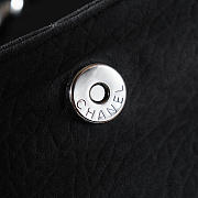 Kitlife Chanel Black Quilted Suede CC Shoulder Bag 36cm - 6