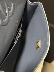 Kitlife Chanel CF Pink Tweed & Light Blue Denim Bag 25cm - 3