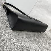 Kitlife Celine Cuir Triomphe In Black Smooth Calfskin Shoulder Bag 24x13x3cm - 3