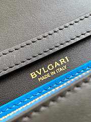 Kitlife Bvlgari Logo Infinitum Chain Wallet Black 19x10.5x4.5cm - 3