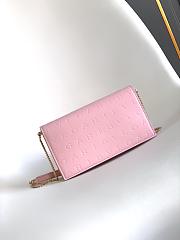 Kitlife Bvlgari Logo Infinitum Chain Wallet Pink 19x10.5x4.5cm - 1
