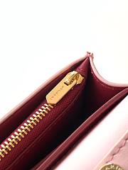 Kitlife Bvlgari Logo Infinitum Chain Wallet Pink 19x10.5x4.5cm - 4