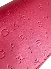 Kitlife Bvlgari Logo Infinitum Chain Wallet Red 19x10.5x4.5cm - 6