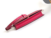 Kitlife Bvlgari Logo Infinitum Chain Wallet Red 19x10.5x4.5cm - 2