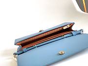 Kitlife Bvlgari Logo Infinitum Chain Wallet Blue 19x10.5x4.5cm - 4