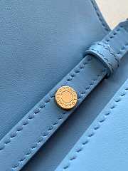 Kitlife Bvlgari Logo Infinitum Chain Wallet Blue 19x10.5x4.5cm - 3