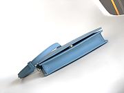 Kitlife Bvlgari Logo Infinitum Chain Wallet Blue 19x10.5x4.5cm - 2