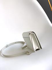 Kitlife Bvlgari Logo Infinitum Chain Wallet White 19x10.5x4.5cm - 6