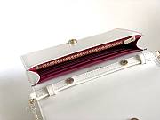 Kitlife Bvlgari Logo Infinitum Chain Wallet White 19x10.5x4.5cm - 5