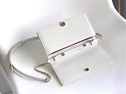 Kitlife Bvlgari Logo Infinitum Chain Wallet White 19x10.5x4.5cm - 4