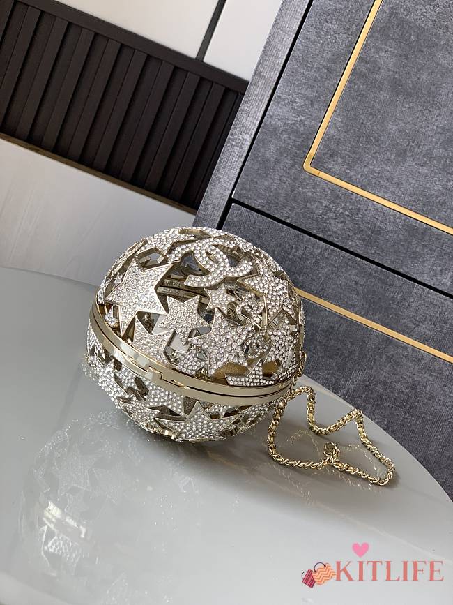 Kitlife Chanel Star Hollow Spherical Evening Bag 13x13x13cm  - 1