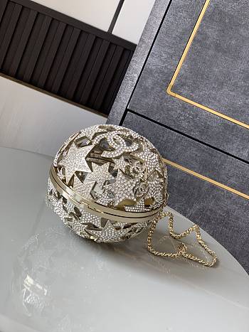 Kitlife Chanel Star Hollow Spherical Evening Bag 13x13x13cm 