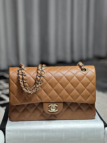 Kitlife Chanel CF Bag Caramel Gold Hardware 25cm