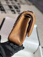 Kitlife Chanel CF Bag Caramel Silver Hardware 25cm - 6
