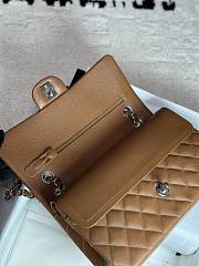 Kitlife Chanel CF Bag Caramel Silver Hardware 25cm - 3