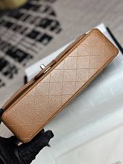 Kitlife Chanel CF Bag Caramel Silver Hardware 25cm - 2
