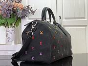 Kitlife Louis Vuitton Speedy 40 Bandoulière LV Blason Denim Black Bag 40x26x23cm - 6