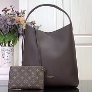 Kitlife Louis Vuitton Low Key Hobo MM Bag Dark Brown M12982  31x35x18cm - 1