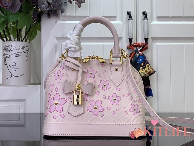 Kitlife Louis Vuitton x TM Alma BB Bag Pink M13104 23.5x17.5x11.5cm - 1