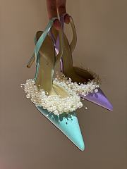 Kitlife Mach & Mach Pearl High Heels in Green - 3
