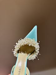 Kitlife Mach & Mach Pearl High Heels in Green - 6