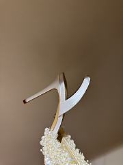 Kitlife Mach & Mach Pearl High Heels in White - 5