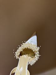 Kitlife Mach & Mach Pearl High Heels in White - 3