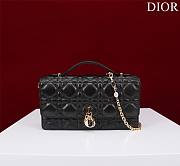 Kitlife Dior My Dior Mini Bag Black Cannage Lambskin 21x11.5x4.5cm - 1