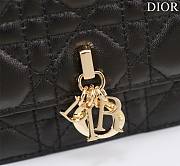 Kitlife Dior My Dior Mini Bag Black Cannage Lambskin 21x11.5x4.5cm - 4