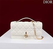 Kitlife Dior My Dior Mini Bag White Cannage Lambskin 21x11.5x4.5cm - 1