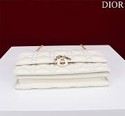 Kitlife Dior My Dior Mini Bag White Cannage Lambskin 21x11.5x4.5cm - 6