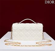 Kitlife Dior My Dior Mini Bag White Cannage Lambskin 21x11.5x4.5cm - 2