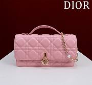 Kitlife Dior My Dior Mini Bag Pink Cannage Lambskin 21x11.5x4.5cm - 1