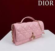 Kitlife Dior My Dior Mini Bag Pink Cannage Lambskin 21x11.5x4.5cm - 4