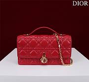Kitlife Dior My Dior Mini Bag Red Cannage Lambskin 21x11.5x4.5cm - 1