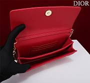 Kitlife Dior My Dior Mini Bag Red Cannage Lambskin 21x11.5x4.5cm - 2