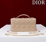 Kitlife Dior My Dior Mini Bag Beige Cannage Lambskin 21x11.5x4.5cm - 5