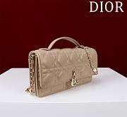 Kitlife Dior My Dior Mini Bag Beige Cannage Lambskin 21x11.5x4.5cm - 3