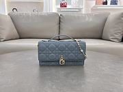 Kitlife Dior My Dior Mini Bag Cloud Blue Cannage Lambskin 21x11.5x4.5cm - 1
