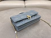 Kitlife Dior My Dior Mini Bag Cloud Blue Cannage Lambskin 21x11.5x4.5cm - 6