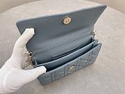 Kitlife Dior My Dior Mini Bag Cloud Blue Cannage Lambskin 21x11.5x4.5cm - 2