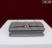 Kitlife Dior My Dior Mini Bag Grey Cannage Lambskin 21x11.5x4.5cm - 5