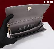 Kitlife Dior My Dior Mini Bag Grey Cannage Lambskin 21x11.5x4.5cm - 4